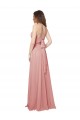 A-Linien Trägerlos Chiffon Lange Brautjungfernkleider Lieferanten