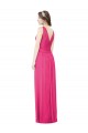 Azalee A-Linien V-Ausschnitt Chiffon Lange Brautjungfernkleider Lieferanten