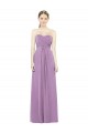 Staubiger Lavendel A-Linien Chiffon Lange Brautjungfernkleider Lieferanten