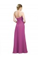 Wilde Beere A-Linien Chiffon Lange Brautjungfernkleider Lieferanten